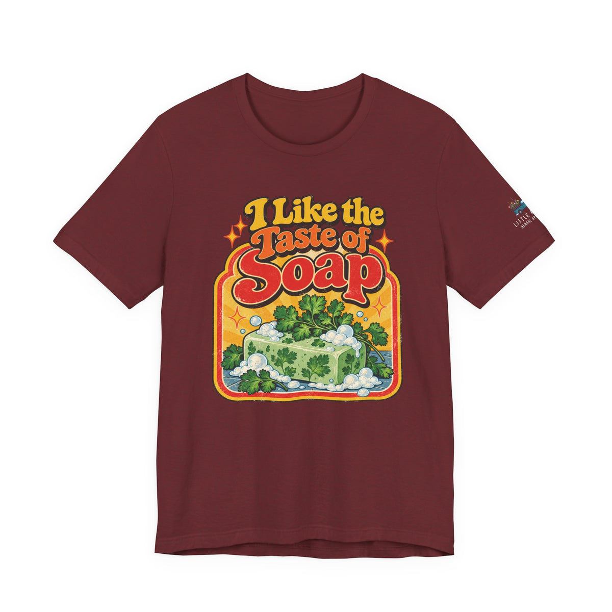 I Like the Taste of Soap Funny Retro Graphic T-Shirt