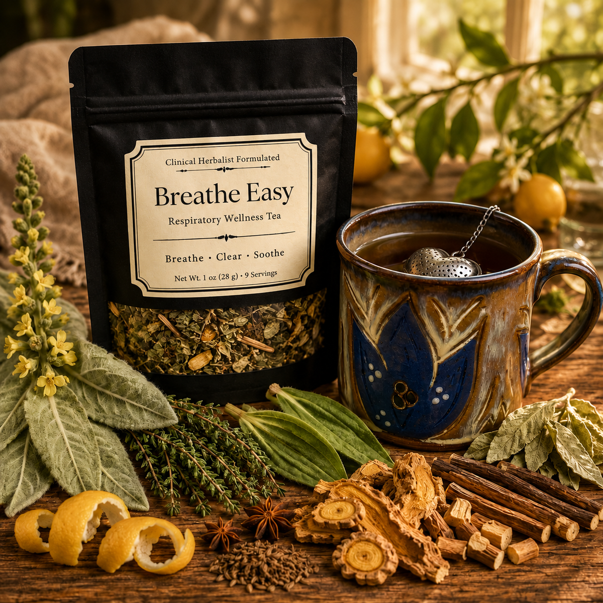 Breathe Easy | Respiratory Support Tea | 1 oz - 9 servings