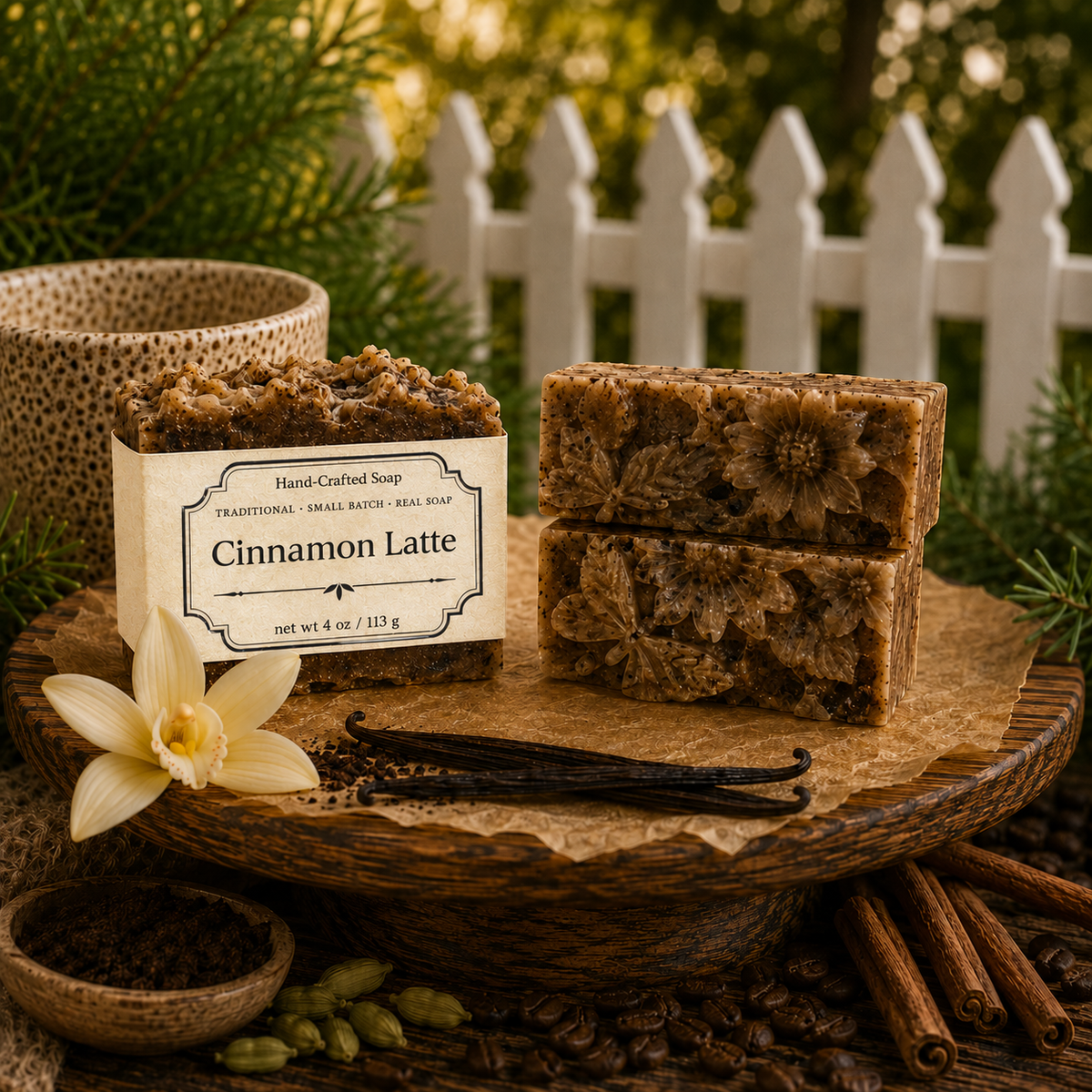 Cinnamon Latte | Hand-Crafted Soap | 4 oz
