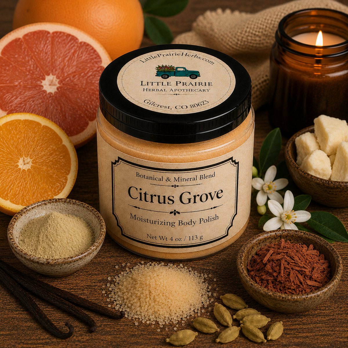 Citrus Grove |  Moisturizing Body Polish | 4 oz