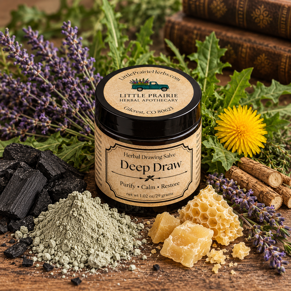 Deep Draw | Herbal Drawing Salve | 1.02 oz