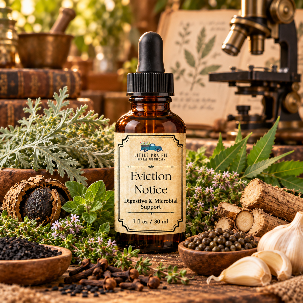 Eviction Notice | Digestive & Microbial Support | 1 oz
