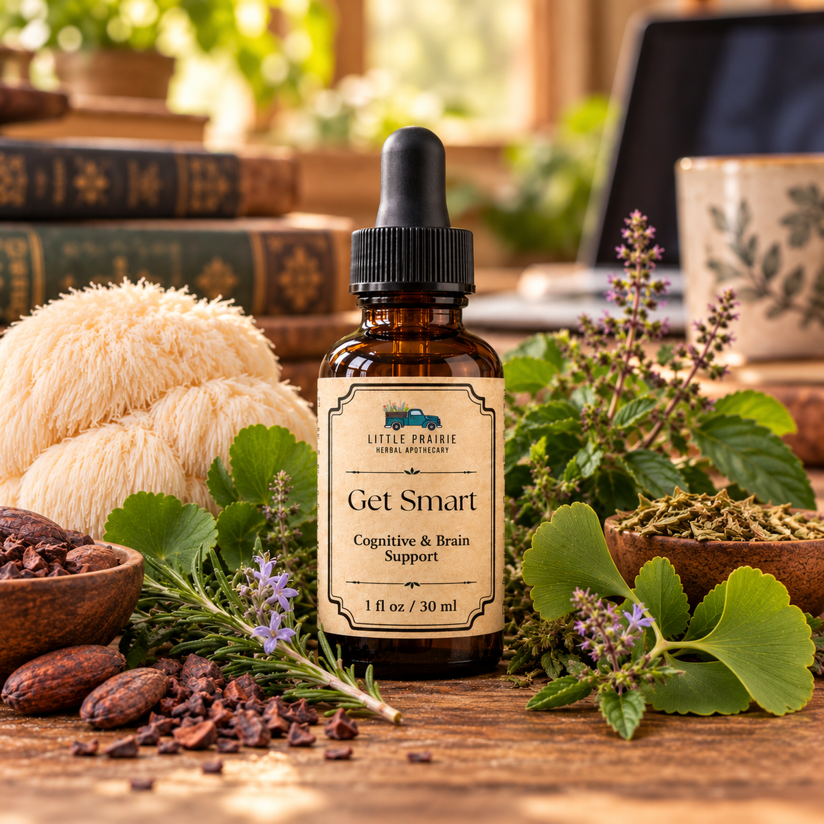 Get Smart | Cognitive & Brain Support | 1 oz