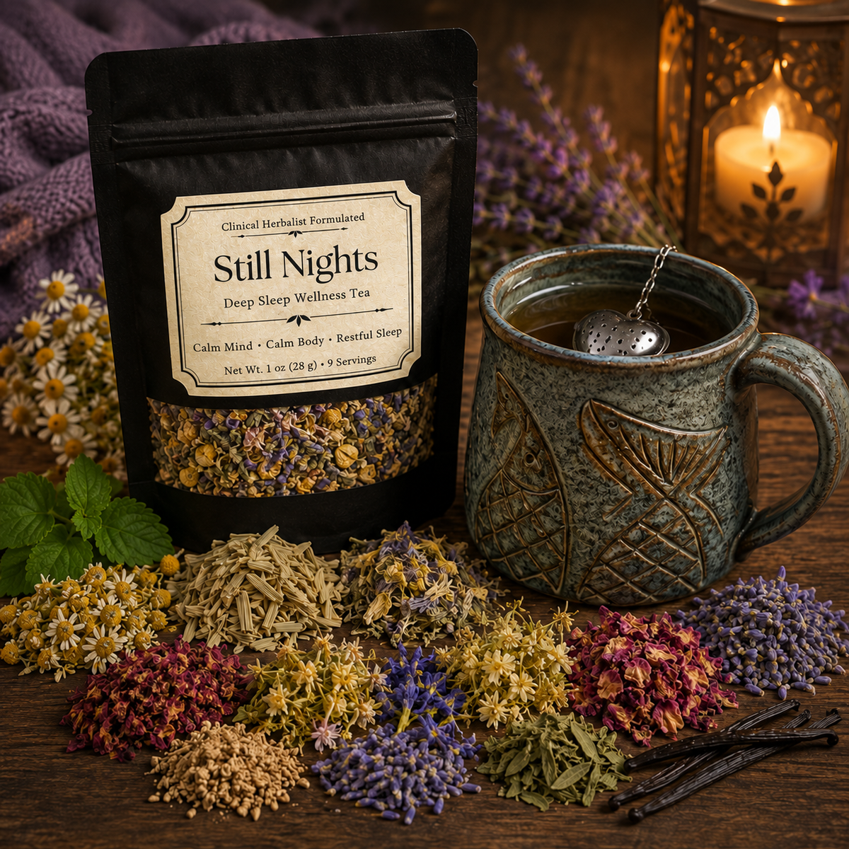 Still Nights | Deep Sleep Support Tea | 1 oz - 9 servings