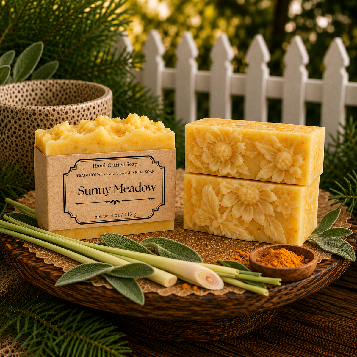 Sunny Meadow | Hand-Crafted Soap | 4 oz